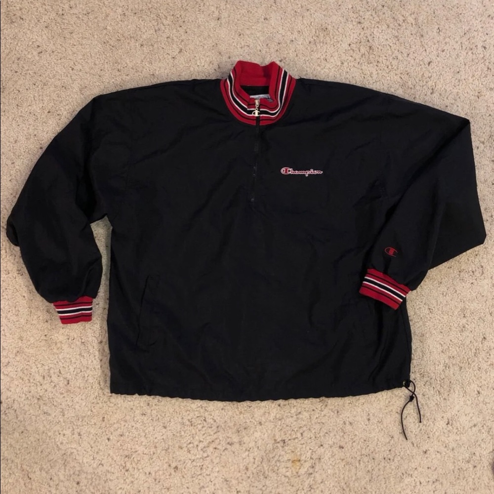 ❗️VINTAGE❗️Champion 1/4 Zip Jacket